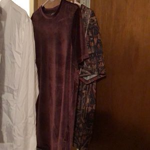 Men shirts velour